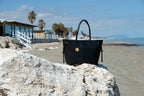 <em>Portatutto</em> Italian Calfskin Leather Carryall in <em>Mezzanotte</em>