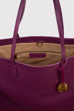 <em>Portatutto</em> Italian Calfskin Leather Carryall in <em>Lambrusco</em>