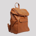 <em>Elio</em> Italian Calfskin Leather Backpack in <em>Duna</em>