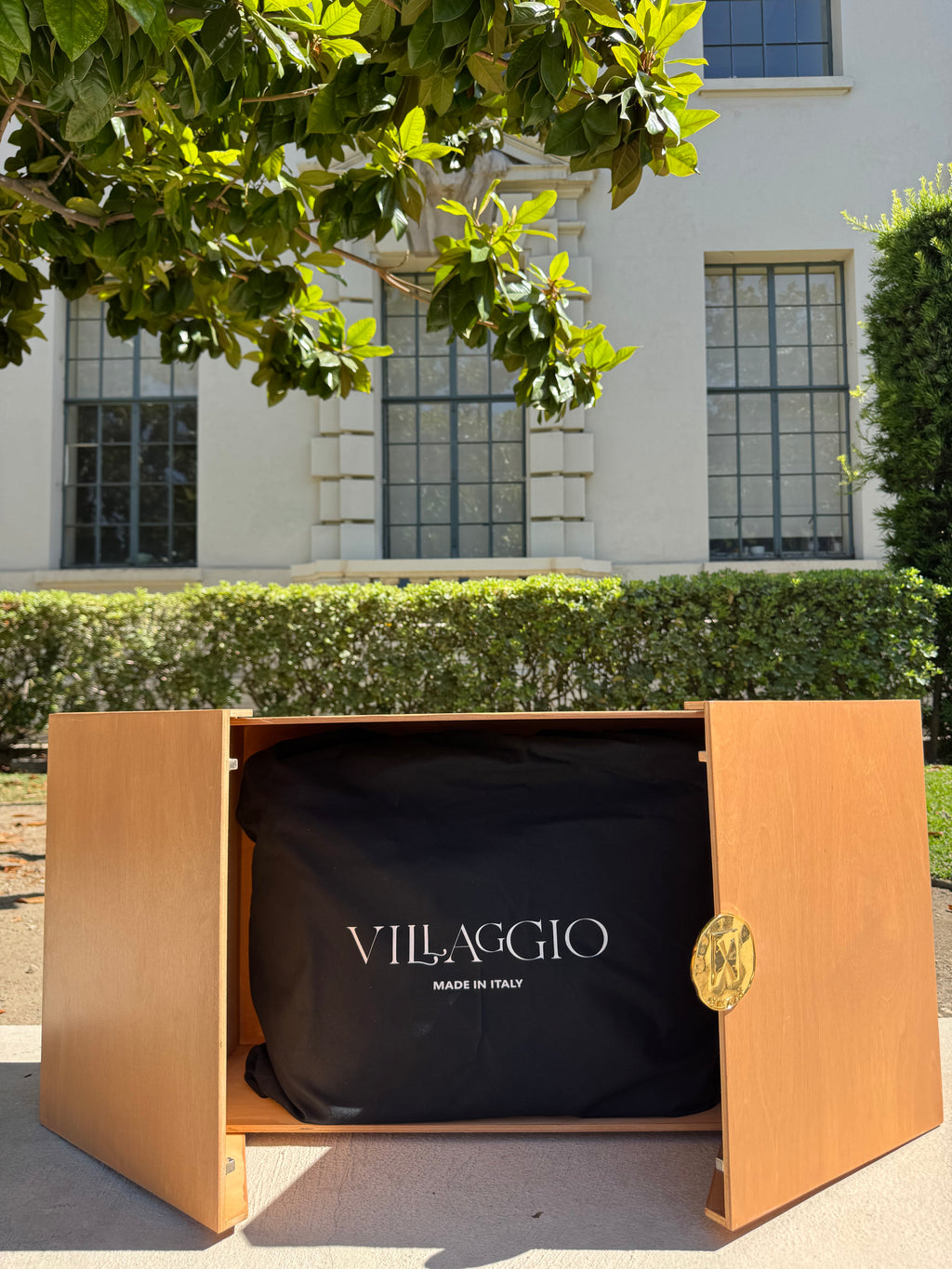 <em>Portatutto</em>  Italian Calfskin Leather Carryall in <em>Nebbia</em>