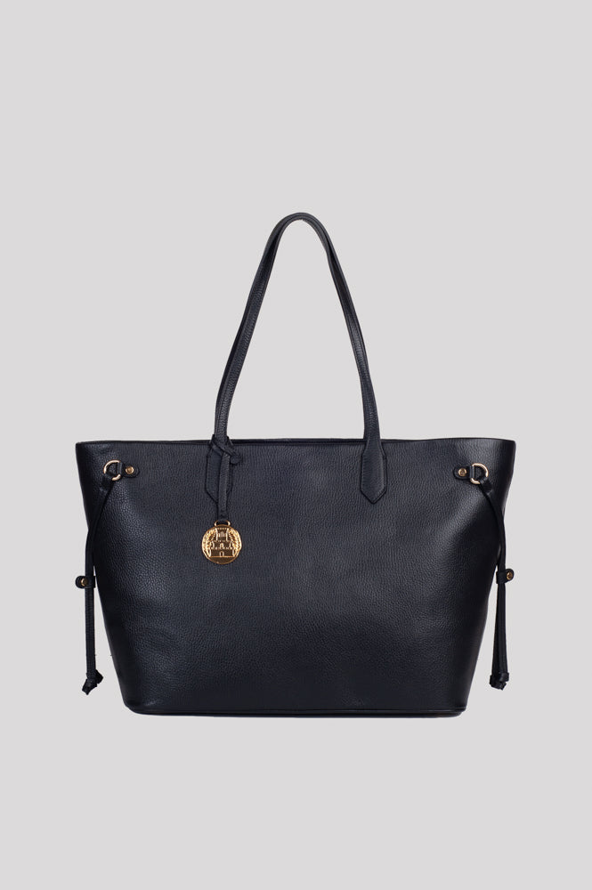 <em>Portatutto</em> Italian Calfskin Leather Carryall in <em>Mezzanotte</em>