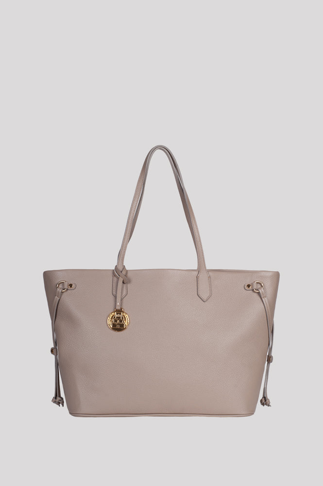 <em>Portatutto</em>  Italian Calfskin Leather Carryall in <em>Nebbia</em>