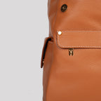 <em>Elio</em> Italian Calfskin Leather Backpack in <em>Duna</em>