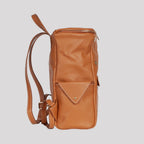 <em>Elio</em> Italian Calfskin Leather Backpack in <em>Duna</em>