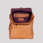 <em>Elio</em> Italian Calfskin Leather Backpack in <em>Duna</em>