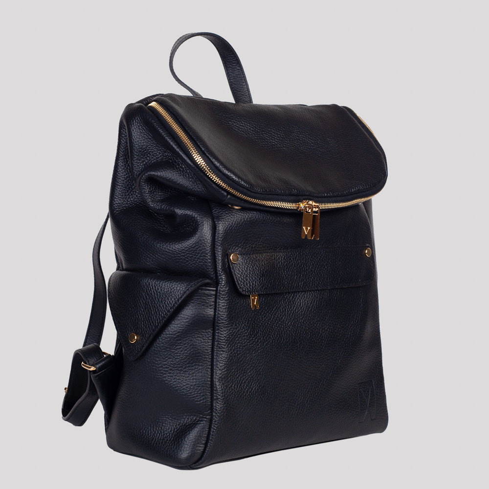 backpack pc leather Pierre Cardin Rustic Leather Business Backpack/Computer Bag