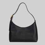<em>Foglie d'Olivo</em> Italian Calfskin Leather Buckle Bag in <em>Mezzanotte</em>